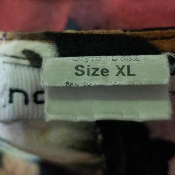 Notations Dress XL Jungle Animal Print Sleeveless Flowy Casual Summer - Picture 5 of 5